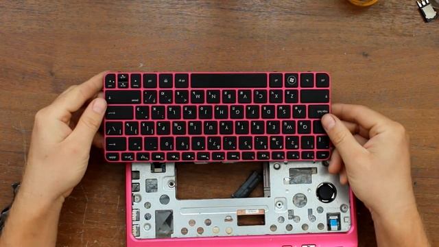 Как разобрать нетбук HP Mini смотреть онлайн