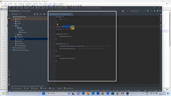 Create and run the first Gradle java project in IntelliJ Idea Community Edition | Tutorial Part-1