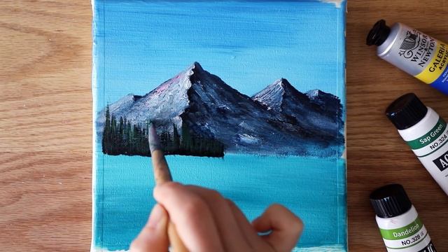 Acrylic Painting step by step | Beautiful Landscape | Acrylic Painting Tutorial For Beginners #51 смотреть онлайн