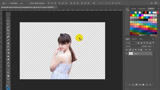 Bài 6 hướng dẫn thay phông nền Backgound trong photoshop cc 2018 смотреть онлайн