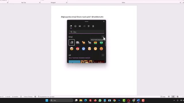 BİLGİSAYARDA EMOJİ KLAVYE NASIL ETKİNLEŞTİRİLİR? | Programsız смотреть онлайн