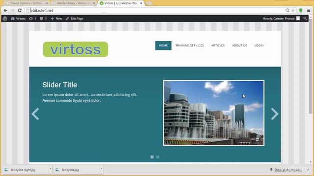 Wordpress Tutorial Theme Options Front Page and Slider смотреть онлайн