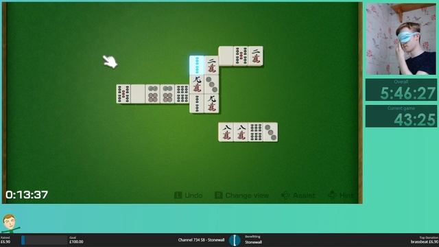 Blindfolded Win All Games - Mahjong Solitaire (Clubhouse Games) смотреть онлайн