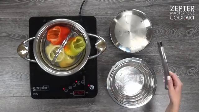 Рецепт в Zepter-корзинке: бланширование овощей, перец смотреть онлайн
