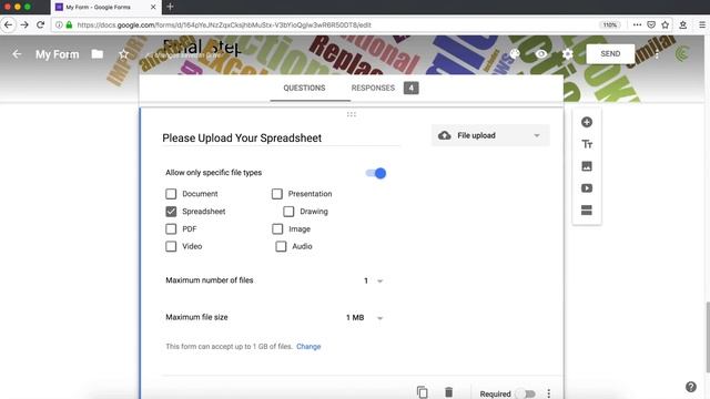 Google Forms - Upload File Attachments like Photos, PDFs, Spreadsheets etc. - Part 5 смотреть онлайн