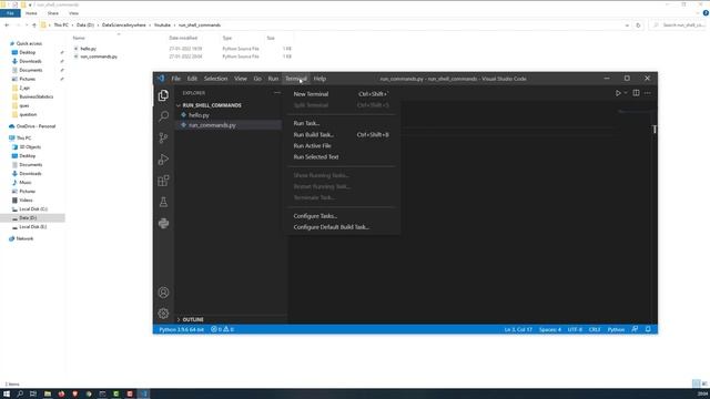 How to write shell command using Python смотреть онлайн