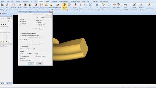 Editable Spline/Polyline Toolpaths. Редактируемые траектории обработки сплайнов/полилиний смотреть онлайн