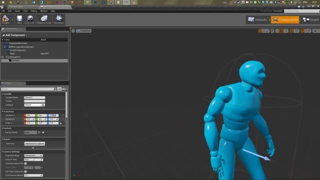01 UE4 Tutorial - RPG 2D isometric (orthographic) camera setup смотреть онлайн