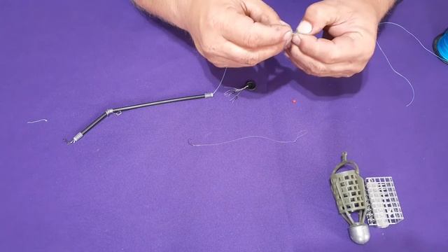 ПРОСТОЙ ФИДЕРНЫЙ МОНТАЖ С ПРОТИВОЗАКРУЧИВАТЕЛЕМ!!!