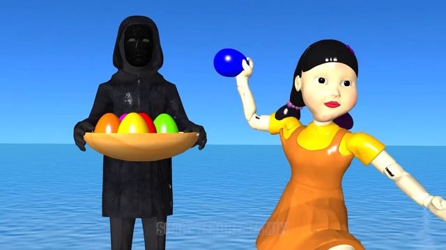 Scary Teacher 3D vs Squid Game Syringe and Balloon Mask 5 Times Challenge Miss T vs 2 Neighbor Lose смотреть онлайн