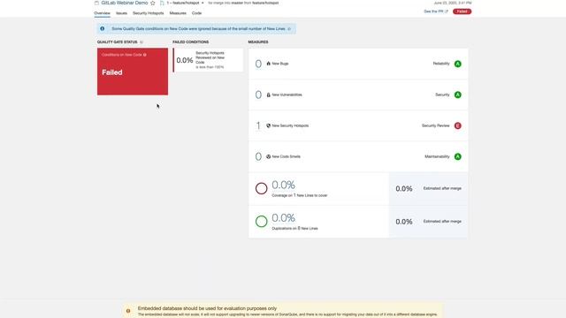 GitLab Merge Request/Branch Decoration with SonarQube смотреть онлайн