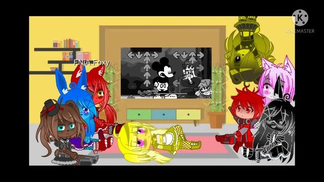 First Fnia React To Fnia Ract To Suicide Mouse