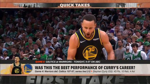 Game 4 was the BEST PERFORMANCE of Steph Curry's career 😯 - Stephen A. | First Take смотреть онлайн