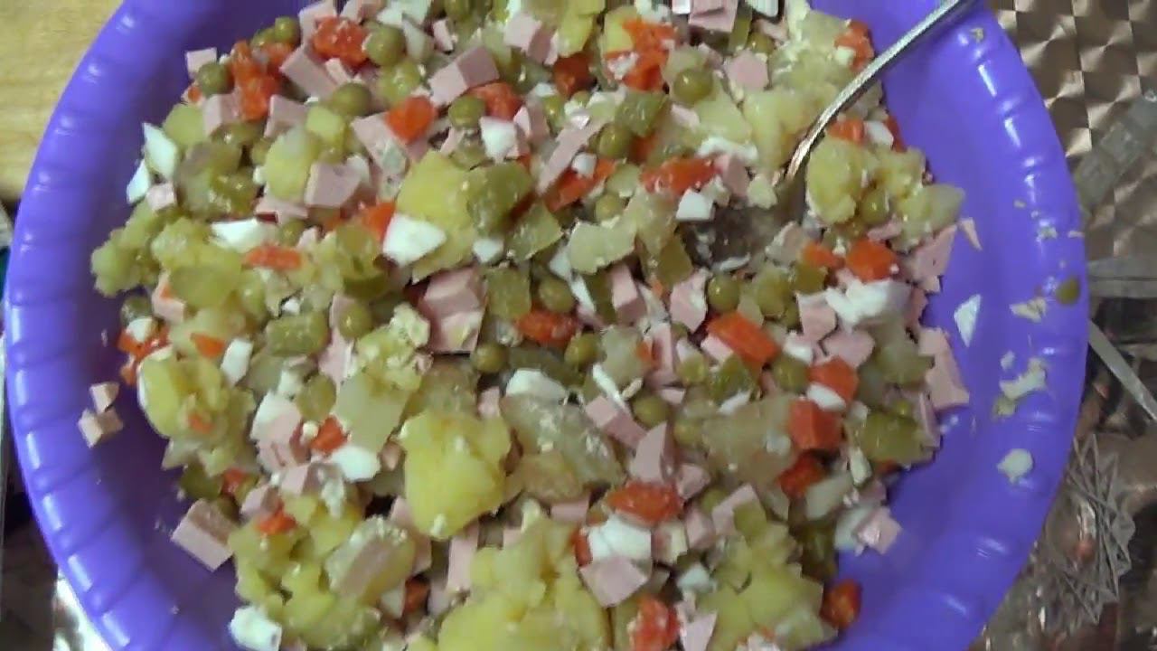 Новогодний оливье смотреть онлайн