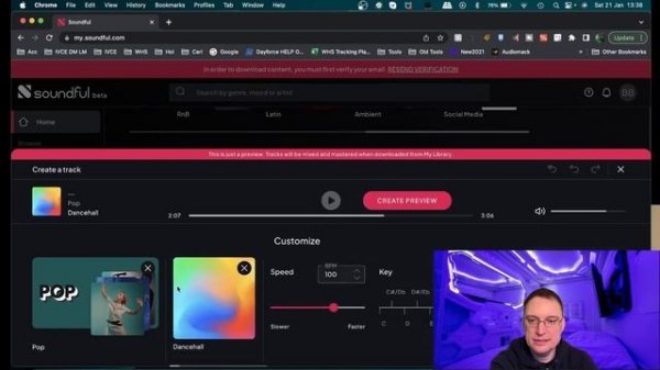 Create AI Music Now for Free via Soundful