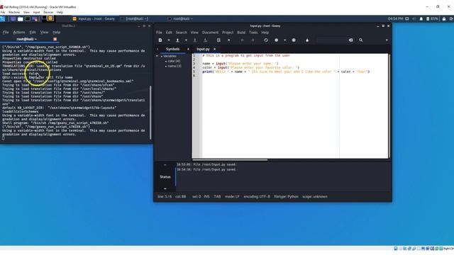 Python: Input Program For Beginners смотреть онлайн