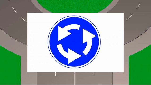 Кто должен устпить дорогу при проезде перекрестка с круговым движением? смотреть онлайн