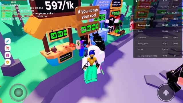 Being in hazem’s server in pls donate for 1 minute and 51 seconds смотреть онлайн