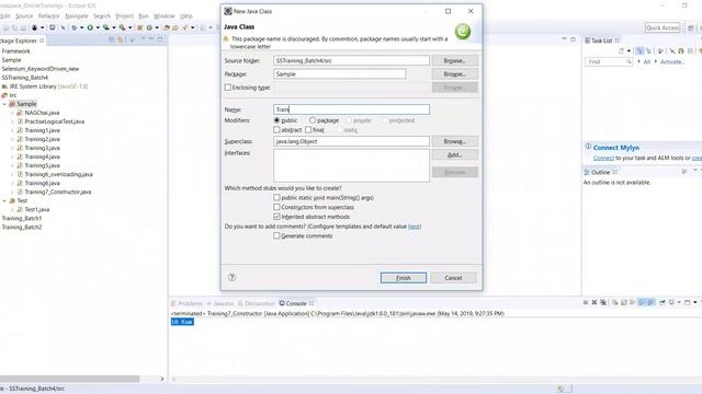Constructor , Break , Continue, super keywords, while,for loops смотреть онлайн