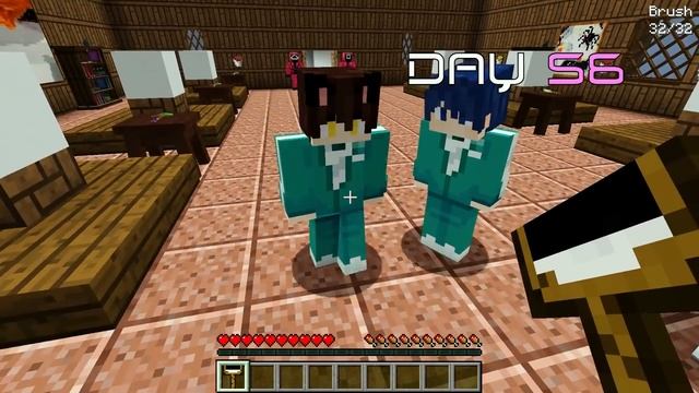 I Survived 100 DAYS in Minecraft SQUID GAME! смотреть онлайн