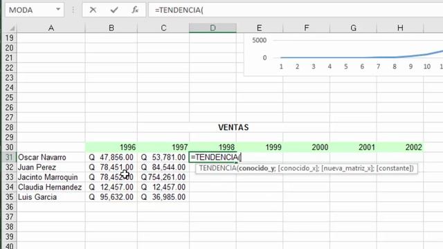 Excel 2016: Manejo de Tendencia смотреть онлайн