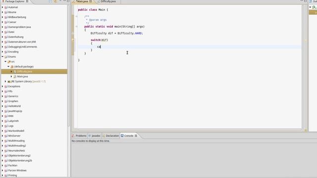 Java Tutorial - Enums смотреть онлайн