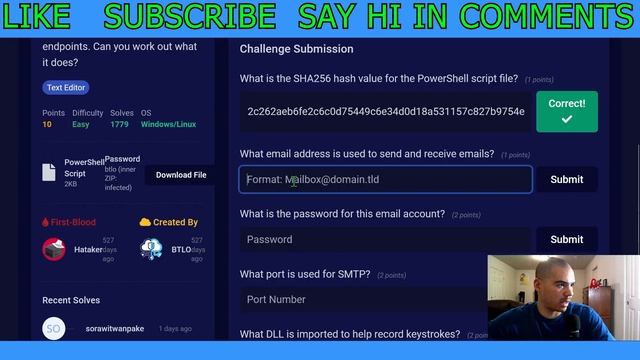 PowerShell Script Analysis - Keylogger - Blue Team Labs Online смотреть онлайн