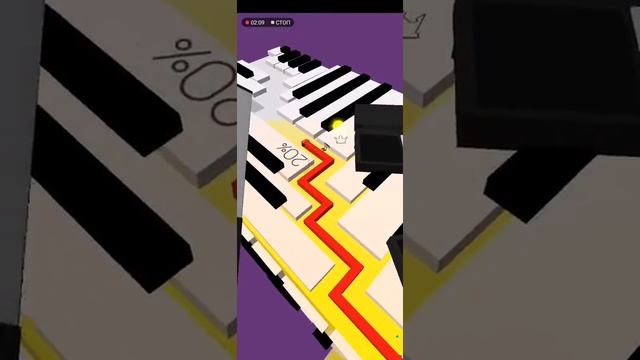Прохождение игры "Линия танца" (Dancing Line) : Пианино и Эволюция Хип-Хопа #2 смотреть онлайн