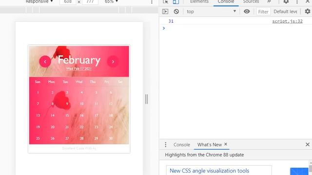 Calendar part -2 (Java Script) || EXCELLENT CODE WITH AJ смотреть онлайн