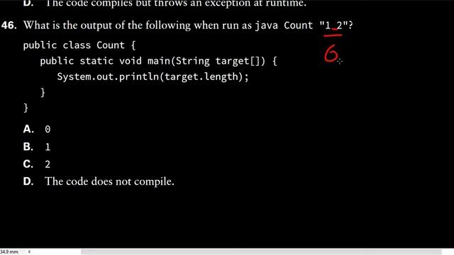 OCA JAVA SE 8 Programmer Guide Practice Test Chapter 4 # 41-50 смотреть онлайн
