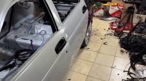 Приора #5. Установка СИДЕНИЙ от BMW 5 e60 в ПРИОРУ хэтчбек.  #automobile #car #priora