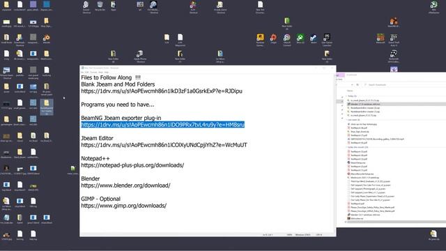 Installing Blender, Installing Jbeam Exporter Plug-in for Blender, and the Node Beam Editor Prog смотреть онлайн