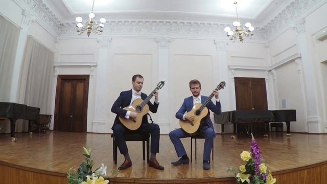 SIBERIA NUEVA guitar duo - Manuel de Falla - "Spanish dance #1" смотреть онлайн