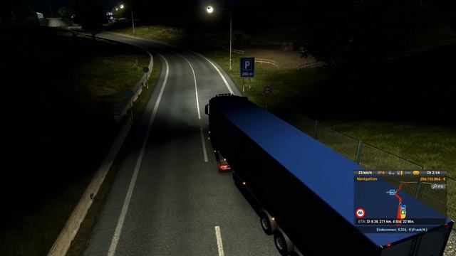 Euro Truck Simulator 2 - Mercedes-Benz Actros MP4 - Stuttgart to Dijon смотреть онлайн