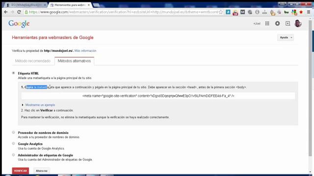 Dar de alta un sitio en Google Webmaster Tools смотреть онлайн