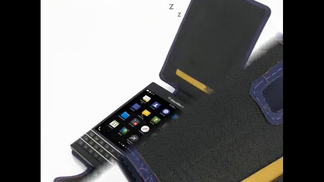 PDair BlackBerry BB Passport Leather Flip Case (Purple) смотреть онлайн