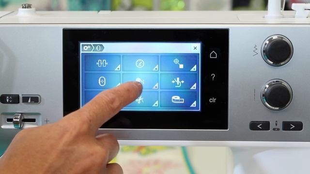 BERNINA 570 83 Embroidery Settings Menu смотреть онлайн