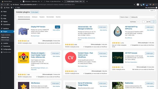 Plugin p Descobrir a versão do PHP do seu Site смотреть онлайн