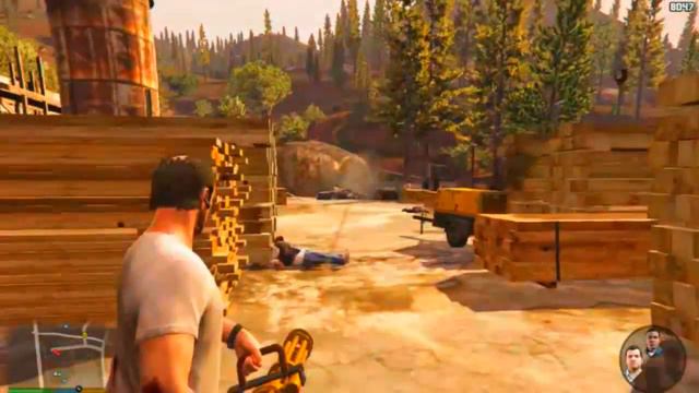 Grand Theft Auto V Миссия 53 Ламар в Беде смотреть онлайн