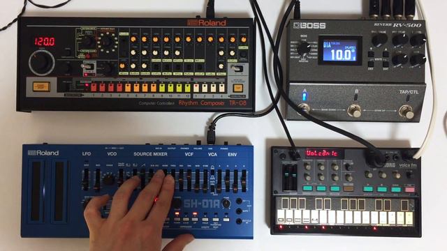 Ambient Techno Jam (TR-08 / Volca FM / SH-01A / RV-500 / Ableton Live) смотреть онлайн