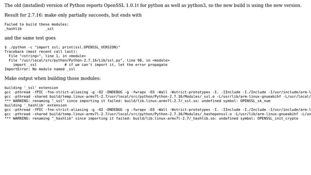 Can Python 2.7.16 be built with openssl 1.1.1? смотреть онлайн