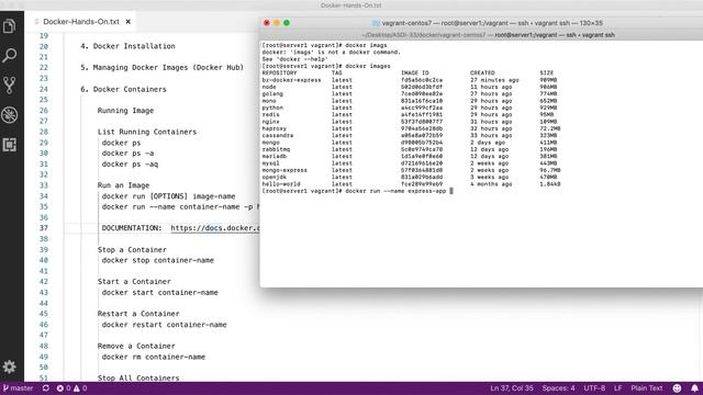 Running our first docker image as Container [DOCKER-HANDS-ON] смотреть онлайн