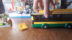 Лего сити 60154 автобусная остановка