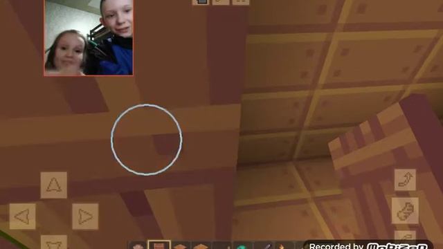 Minecraft и сестра