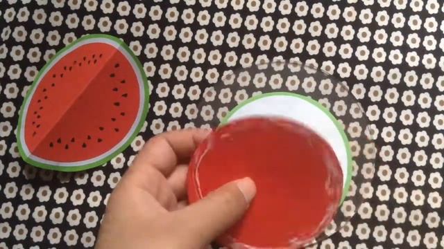 How to make PAPER 3D WATERMELON l DIY PAPER 3D WATERMELON EASY CRAFT FOR KIDS l CREATING CRAFTING смотреть онлайн