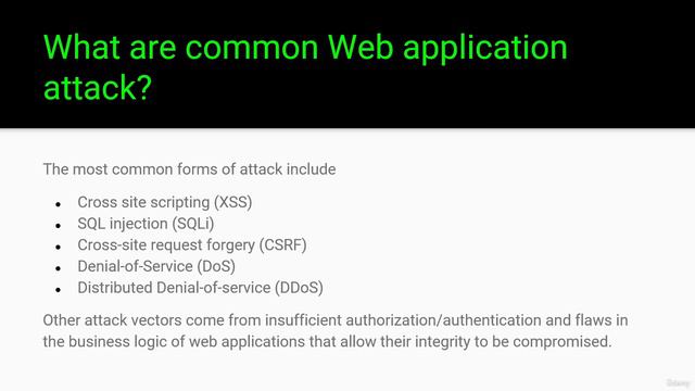 3.1. Web Application Security Essentials смотреть онлайн