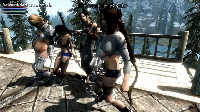 Skyrim dance mod 爆乳戦隊パイレンジャー 乳揺れ TBBP BELLY смотреть онлайн