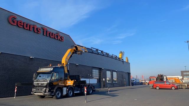 VOLVO FMX 500 8X4 TRUCK-TRACTOR COMBI + EFFER 955/8S CRANE WITH CROSSTAB + WINCH смотреть онлайн