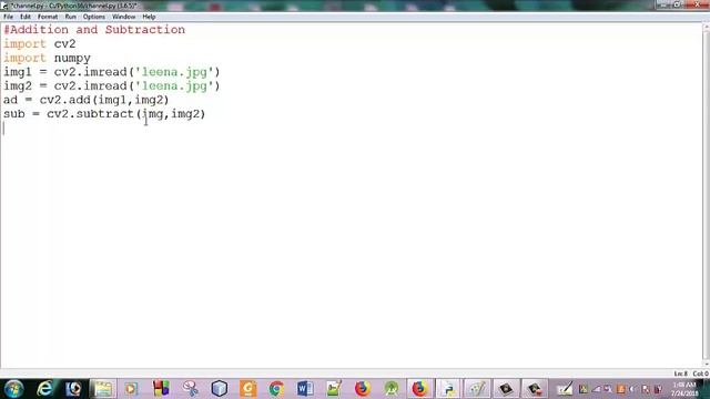Addition of two Image usign opencv python in bangla смотреть онлайн