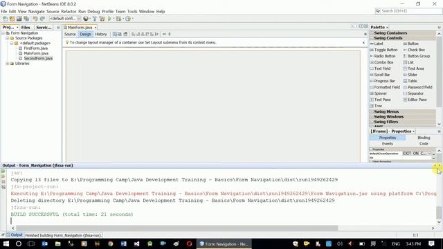 Java GUI - How To Manage Multiple Form Navigation смотреть онлайн